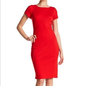 Vanity Room Seamed Ponte Dress